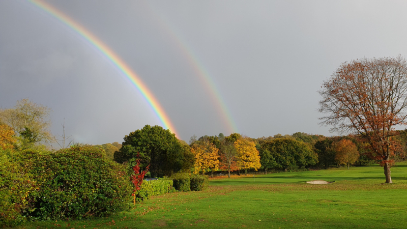 rainbow over 18th